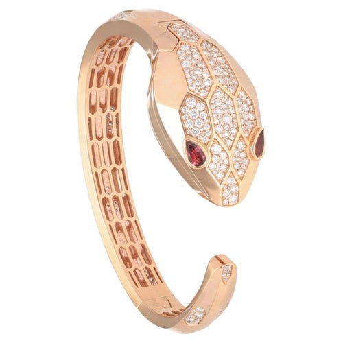 Bulgari 18K Rose Gold Serpenti Misteriosi Watch